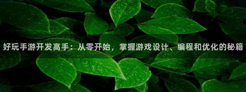 28大神苹果怎么下载：好玩手游开发高手：从零开始，掌握游戏设
