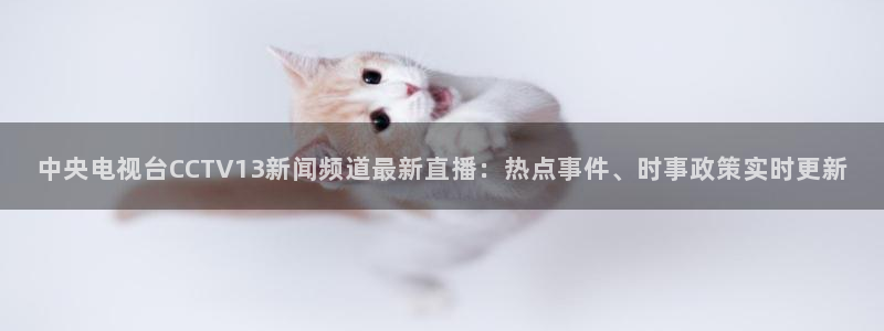 833体育在线直播在线看：中央电视台CCTV13新闻频道最新直播：热点事件、时事政策实时更新